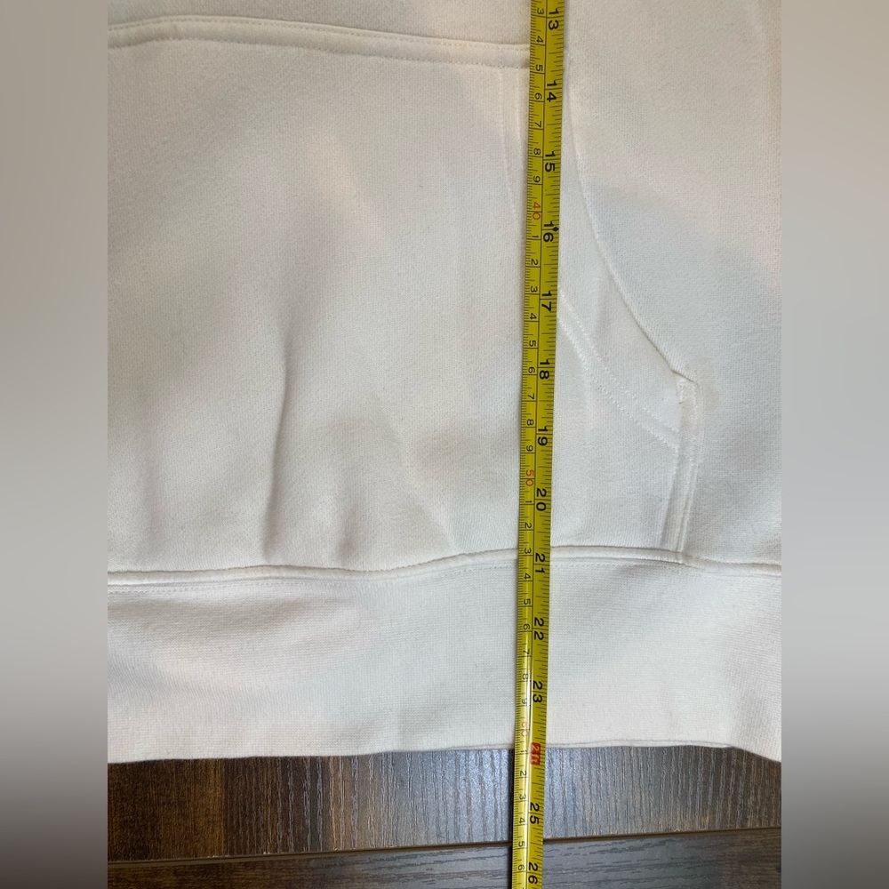 The North Face white and black logo hoodie size M woman’s EUC - Picture 14 of 15